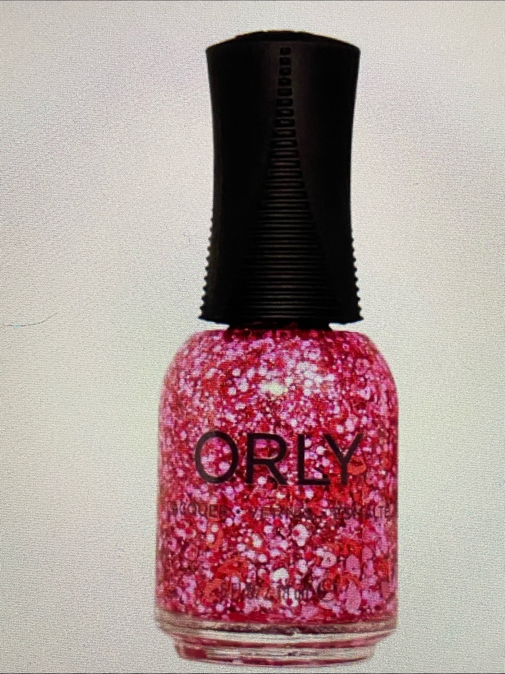 Orly Confetti Topper in Kiss n Tell New Not Returnable Full Size